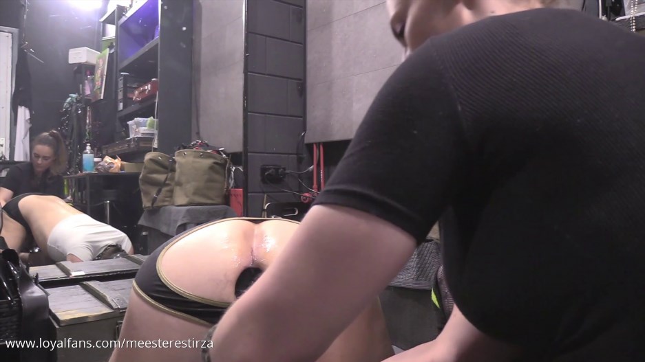 Mistress Tirza NL - Puppy training pacour running whipping and butplugg